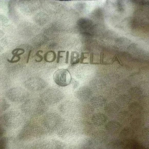 SOFIBELLA NWOT UV Feather Womens Anaconda Print Full Zip Tennis Jacket Size M - Picture 7 of 9